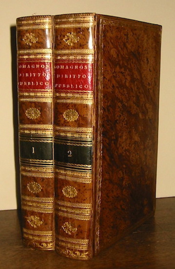 Gian Domenico Romagnosi Introduzione allo studio del diritto pubblico universale... Tomo I (e Tomo II) 1805 Parma dalla Stamperia Imperiale